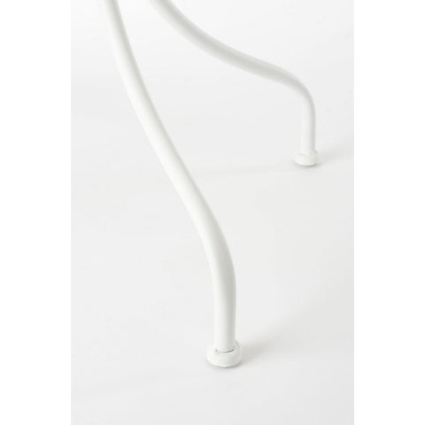Caprice Bijzettafel voor Buiten - H57 x Ø46 cm - Metaal - Wit
