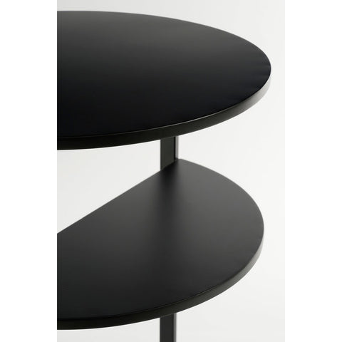 Noah Bijzettafel - H58 x Ø45 cm - Metaal - Zwart
