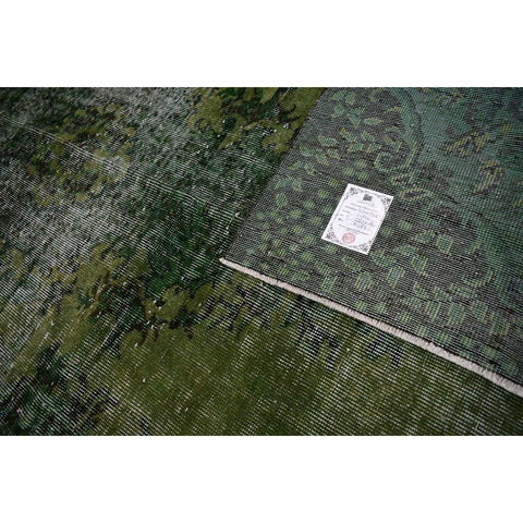 Groen vintage vloerkleed - 282x180 cm - HANDGEMAAKT