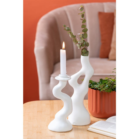 Kaarsenhouder Organic Swirl Medium