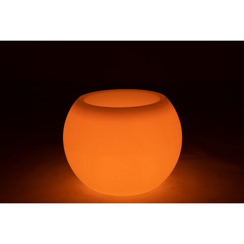 J-Line lamp Bloempot - kusntstof - mix - LED - tuinverlichting