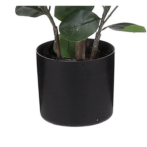 Ficus Kunstplant in Bloempot - H150 x Ø30 cm - Donkergroen 