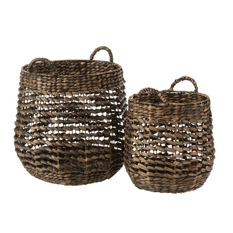 J-Line manden - waterhyacinth - donkerbruin