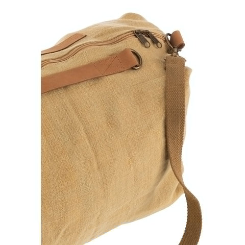J-Line Strandtas Gewassen Jute Beige