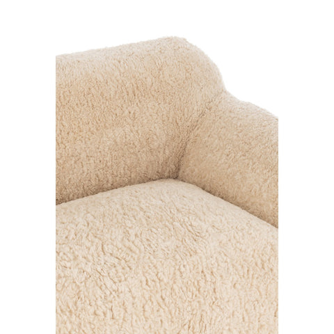 J-Line Bankschaap Polyester Creme Large
