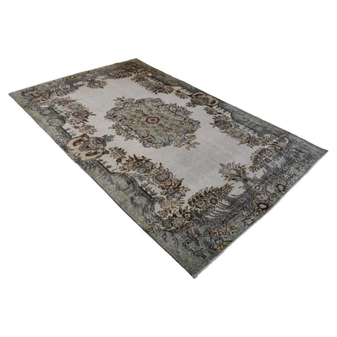 Beige vintage vloerkleed - 249x160 cm - HANDGEMAAKT