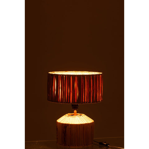 J-Line tafellamp Hanna - jute - naturel