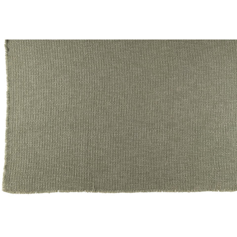 J-Line Plaid Gerafelde Randen Katoen/Polyester Groen