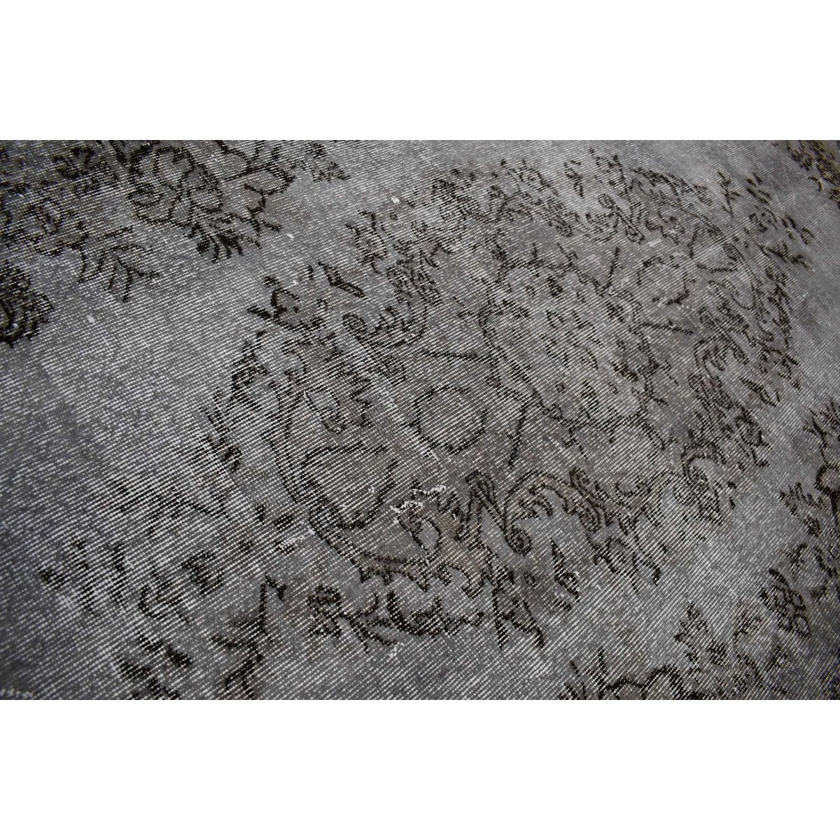 Grijs vintage vloerkleed - 260x167 cm - HANDGEMAAKT