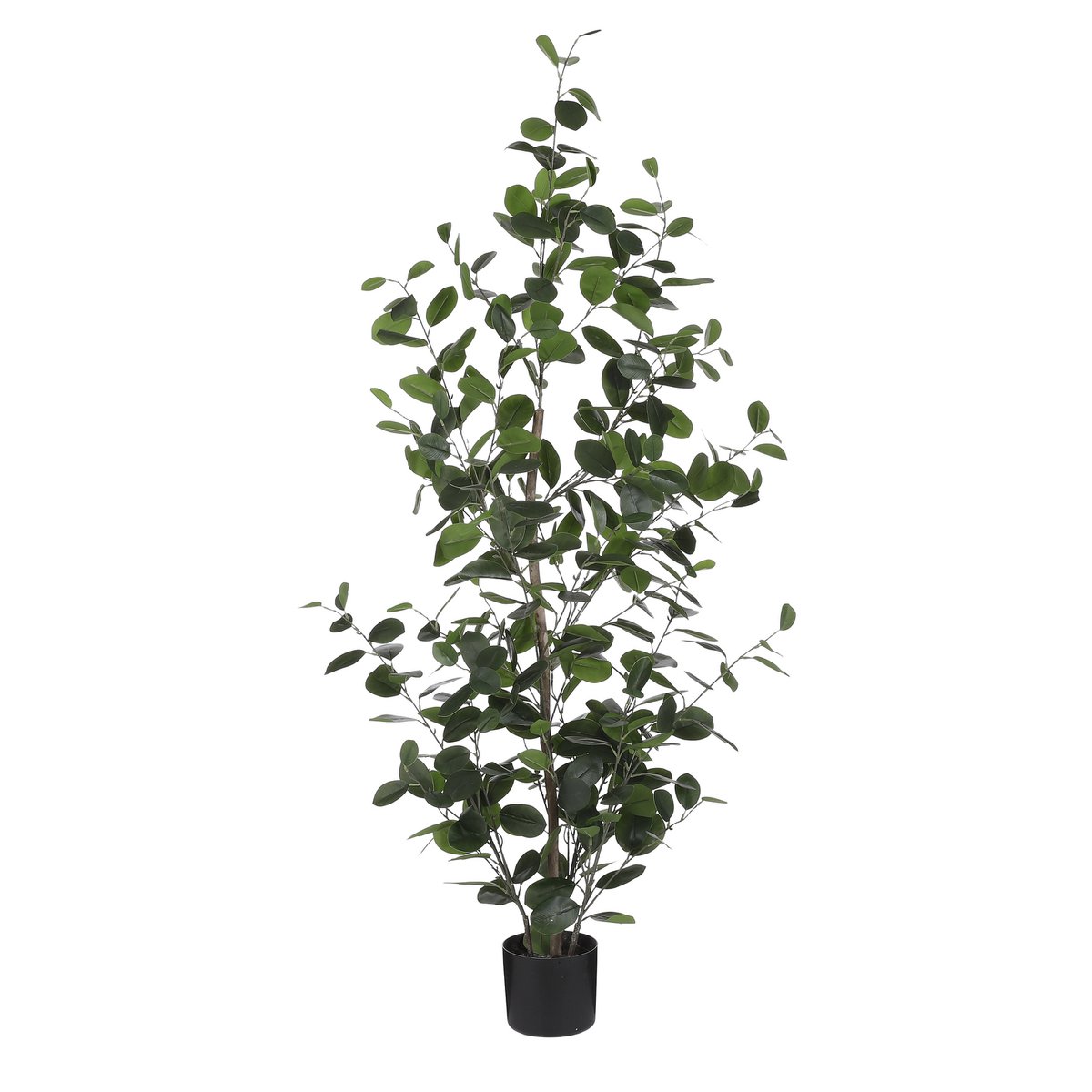Ficus Kunstplant in Bloempot - H150 x Ø30 cm - Donkergroen 