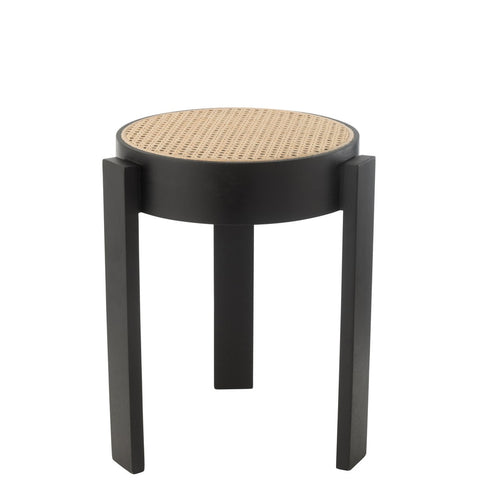 J-Line Kruk Pune Mangohout Zwart