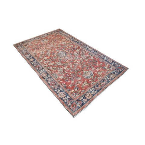 Vintage vloerkleed - 203x125 cm - HANDGEMAAKT
