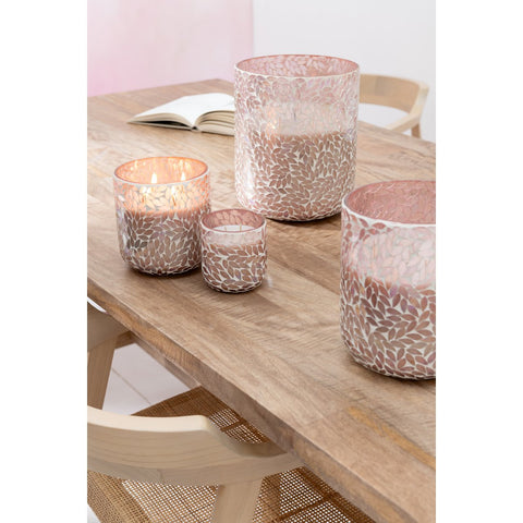 J-Line geurkaars Tender Rose - roze - large - 120U