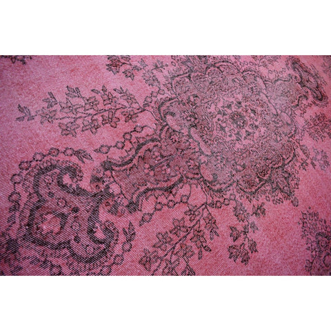 Roze vintage vloerkleed - 321x190 cm - HANDGEMAAKT
