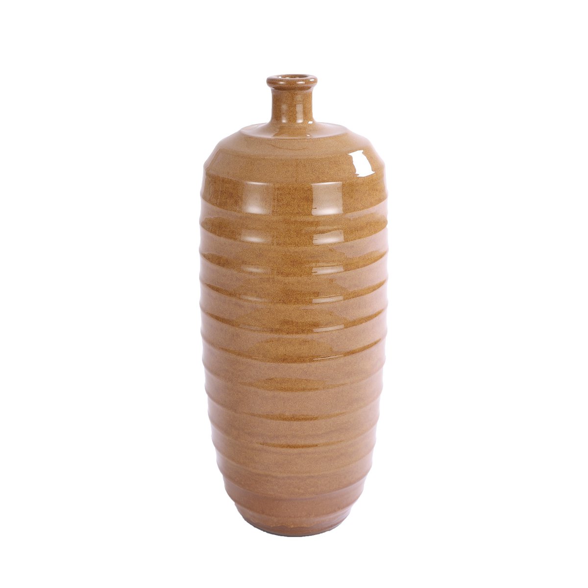 Bellia Fles Vaas - H50 x Ø20 cm - Oker