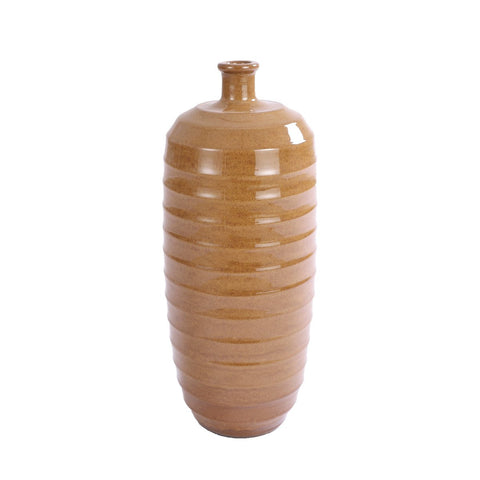 Bellia Fles Vaas - H50 x Ø20 cm - Oker