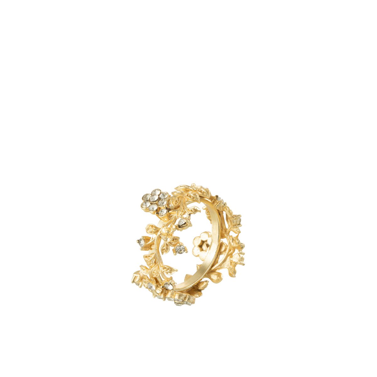 J-Line Dun servetring - metaal - goud