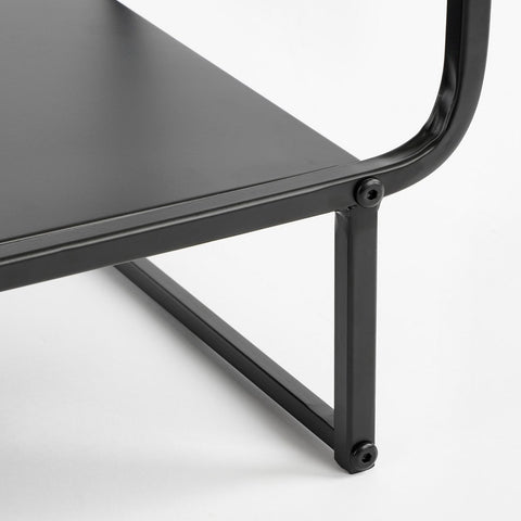 Jules Sidetable - L70 x B30 x H76 cm - Metaal - Zwart