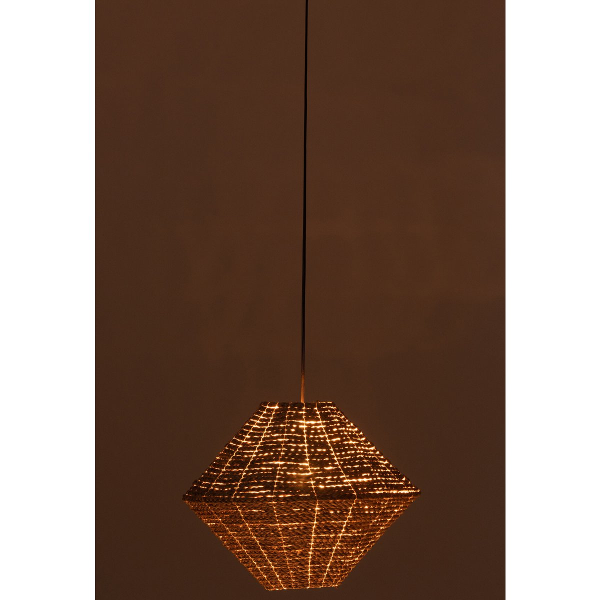 J-line hanglamp Ufo - zeegras - naturel - large