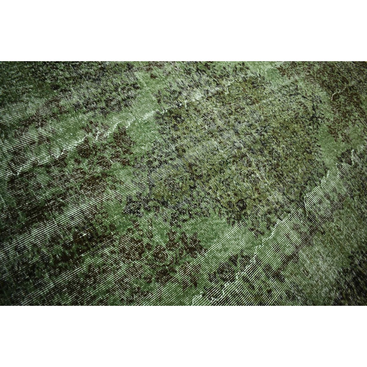 Groen vintage vloerkleed - 257x163 cm - HANDGEMAAKT