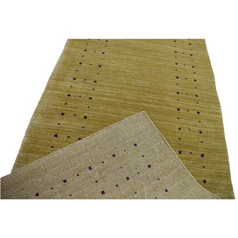 Goud gele Gabbeh loper - 285x80 cm - HANDGEMAAKT