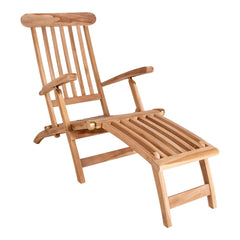 Arrecife Teak ligstoel - Ligstoel in teak. Verstelbare rugleuning met 4 standen