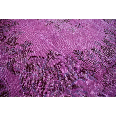 Paars vintage vloerkleed - 326x192 cm - HANDGEMAAKT