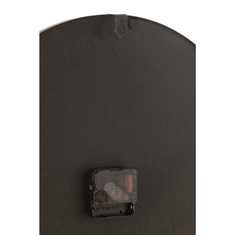 J-Line Wandklok Nue Mdf/Ijzer Naturel Large