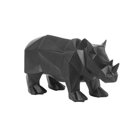 Standbeeld Origami Neushoorn