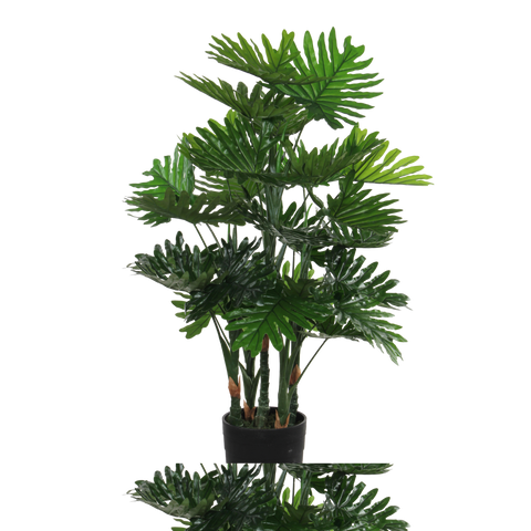 Philodendron Kunstplant - H120 x Ø80 cm - Groen