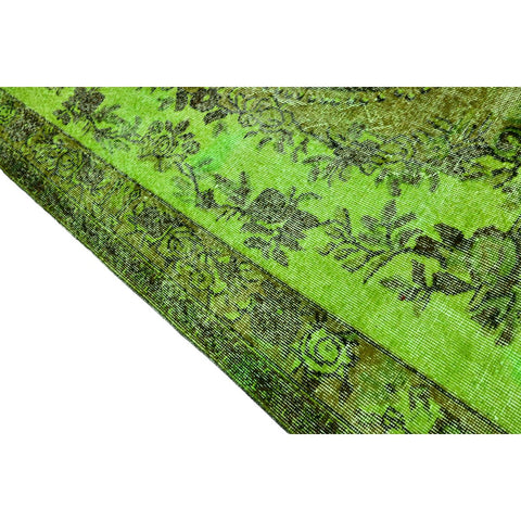 Groen vintage vloerkleed - 288x176 cm - HANDGEMAAKT