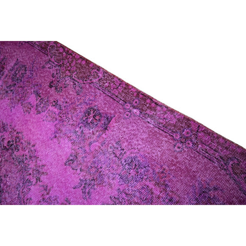 Paars vintage vloerkleed - 262x167 cm - HANDGEMAAKT