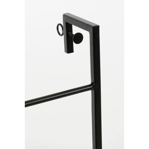 Dani Plantenrek Hangend - L54 x B10 x H90 cm - Metaal - Zwart