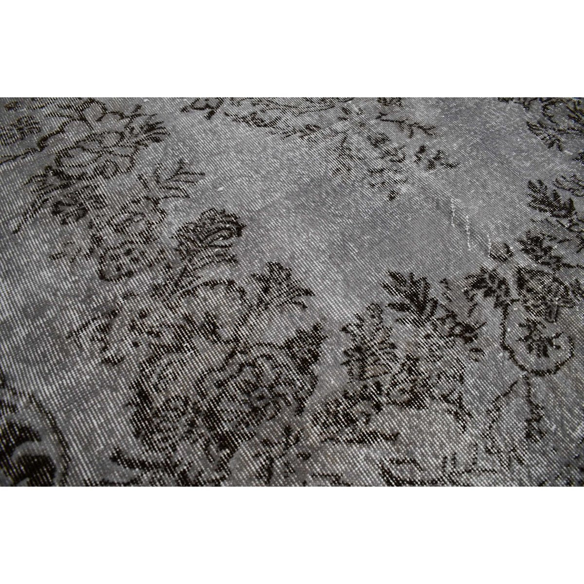Grijs vintage vloerkleed - 260x167 cm - HANDGEMAAKT