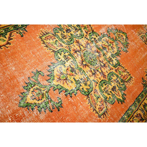 Oranje vintage vloerkleed - 250x152 cm - HANDGEMAAKT