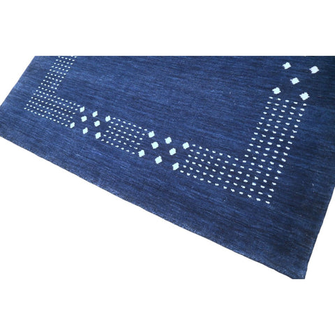 Blauw Gabbeh vloerkleed - 175x120 cm - HANDGEMAAKT