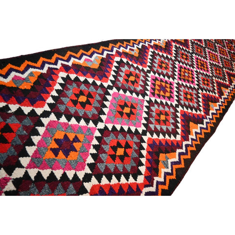 Extra lange Kurdi loper - 375x90 cm - HANDGEMAAKT