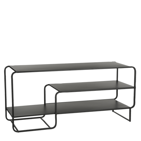 Jules Salontafel - L110 x B38 x H50 cm - Metaal - Zwart