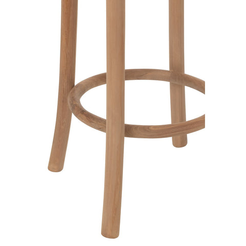 J-Line Barkruk Ali Teak Hout Naturel