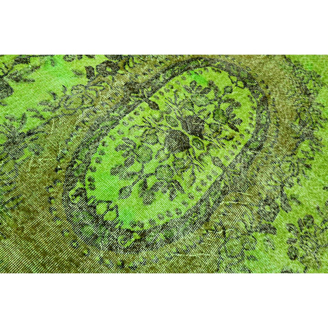 Groen vintage vloerkleed - 288x176 cm - HANDGEMAAKT