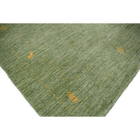 Groen Gabbeh vloerkleed - 175x116 cm - HANDGEMAAKT