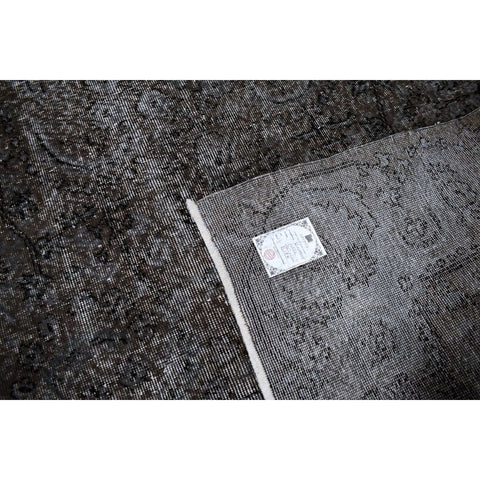 Zwart vintage vloerkleed - 260x162 cm - HANDGEMAAKT - HANDGEMAAKT