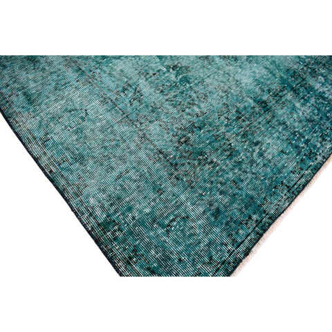 Turquoise vintage vloerkleed - 261x156 cm - HANDGEMAAKT