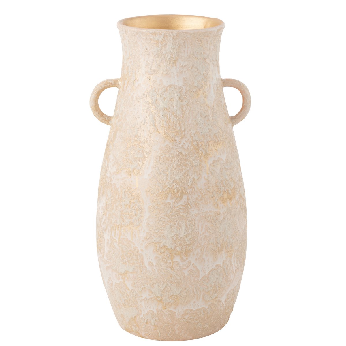 J-Line Amphora Vaas Terra Rose Goud Groot