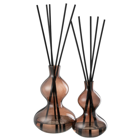 J-Line Geurolie Li-Ly Land Glas Bruin Large