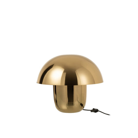 J-Line lamp Paddenstoel - ijzer - goud - small