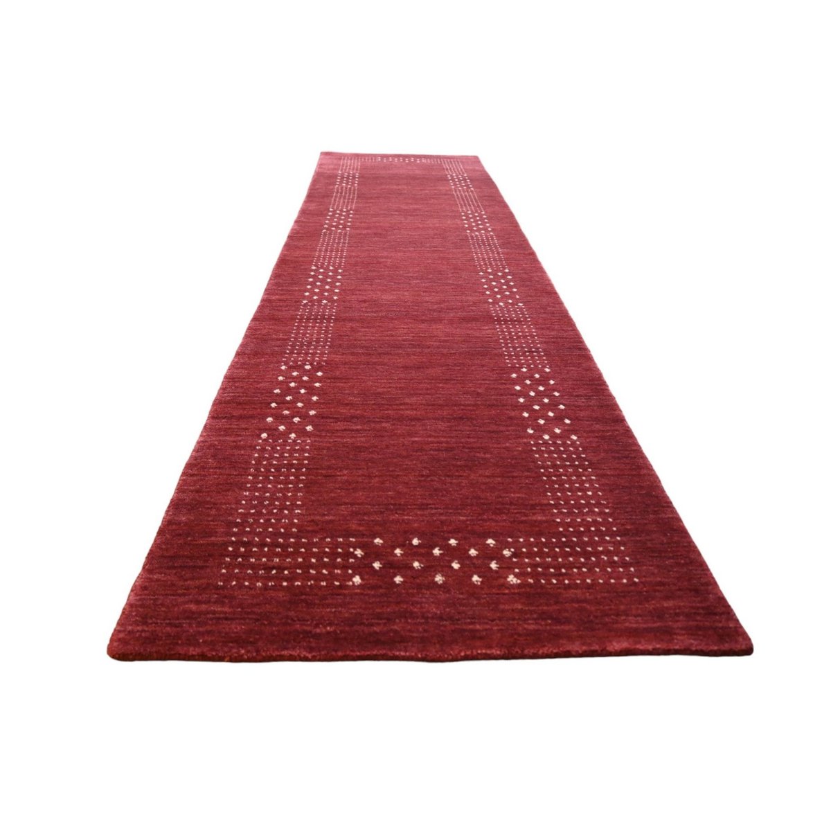 Rode Gabbeh loper - 285x80 cm - HANDGEMAAKT