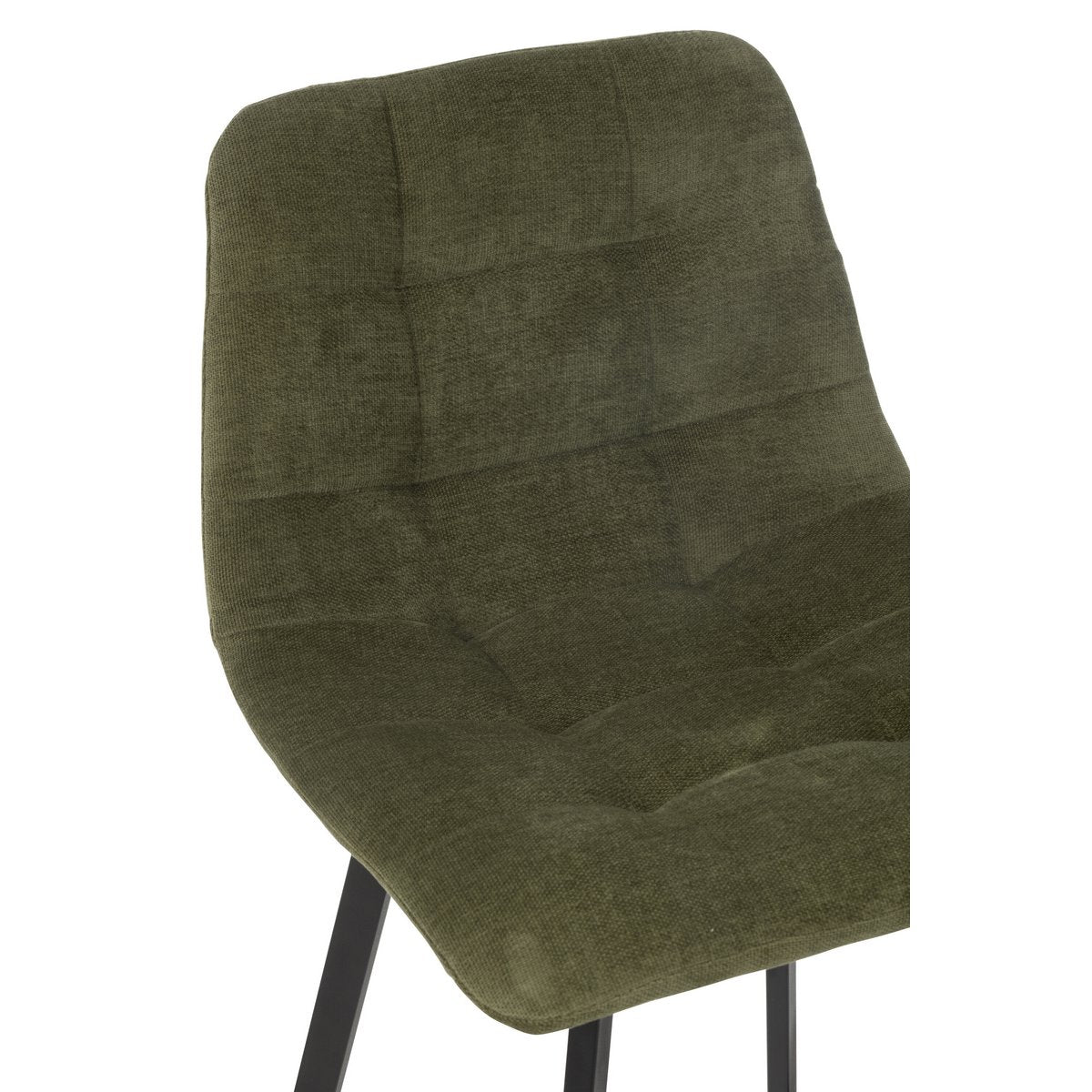 J-Line Barstoel Kent Metaal/Polyester Groen