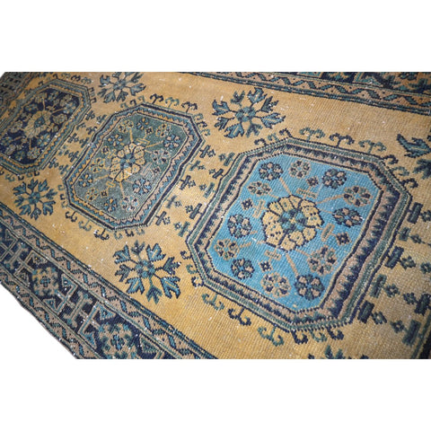 XL vintage loper - 348x125 cm - HANDGEMAAKT