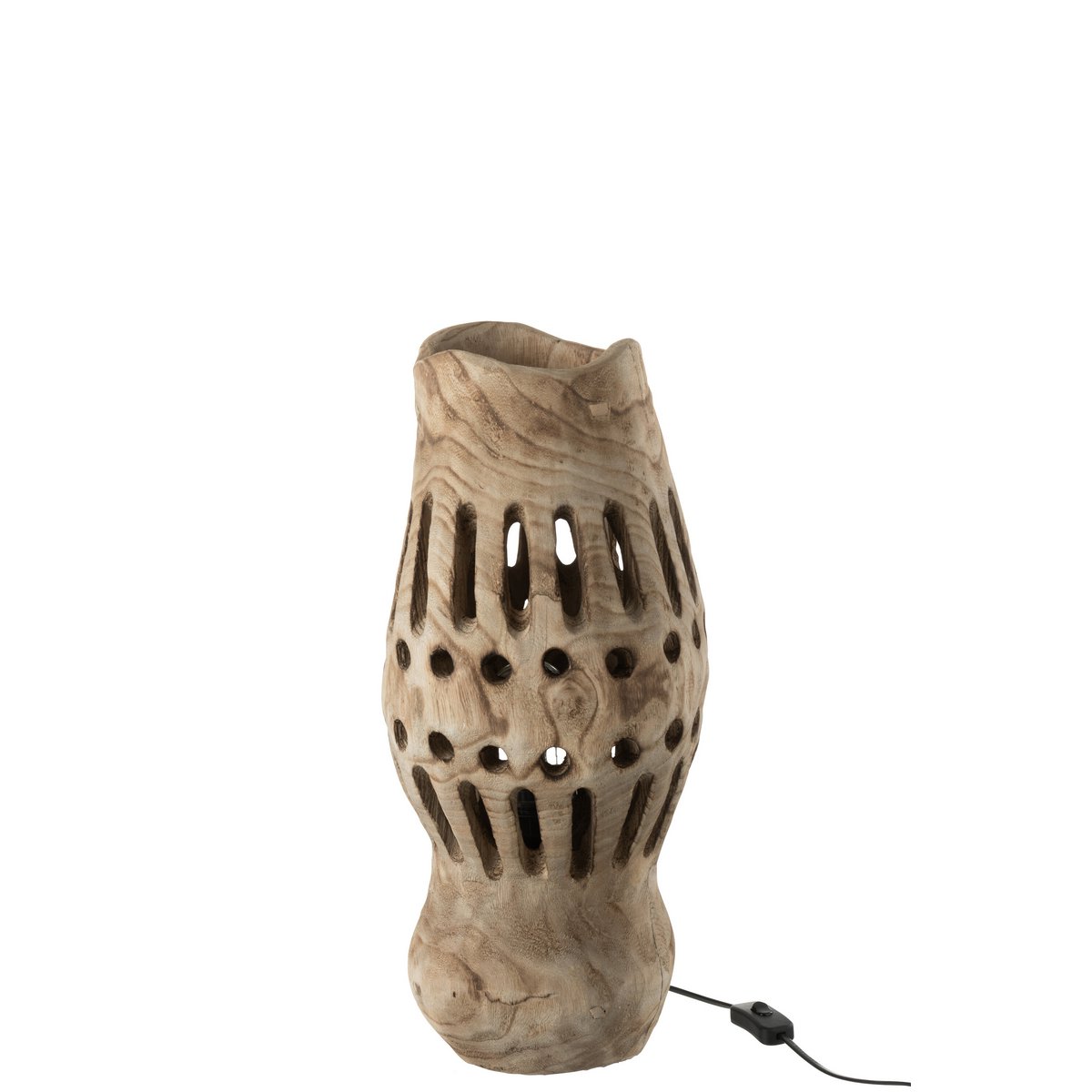 J-Line Valerie tafellamp - hout - naturel